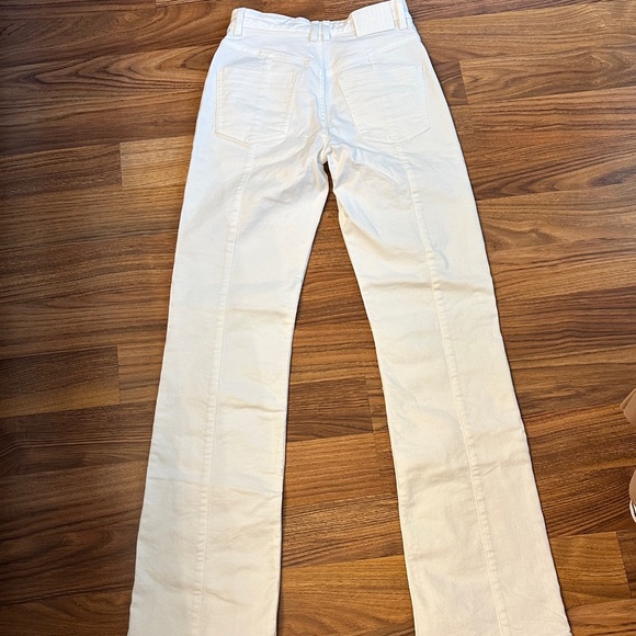 Zadig and Voltaire Women's High-Waisted White Jeans - Picture 7 of 8